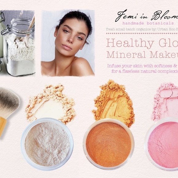 Healthy Glow Natural Beauty Loose Mineral Face Powder Trio Kit - Picture 2 of 14